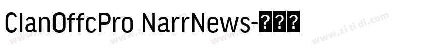 ClanOffcPro NarrNews字体转换